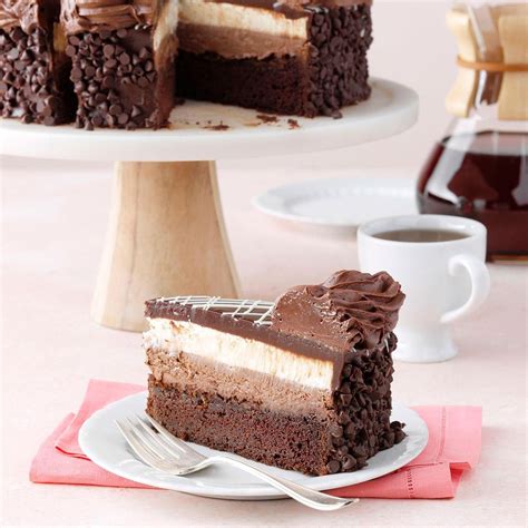 Copycat Olive Garden Black Tie Chocolate Mousse Cake | Recipe Cart
