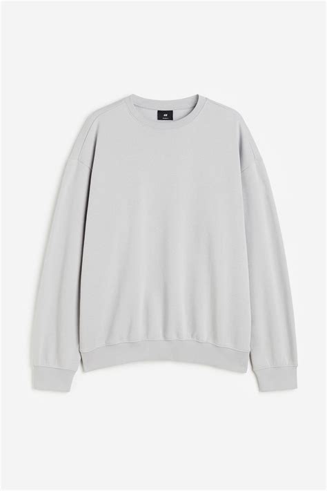 Men’s Light gray Loose Fit Sweatshirt | H&M CA
