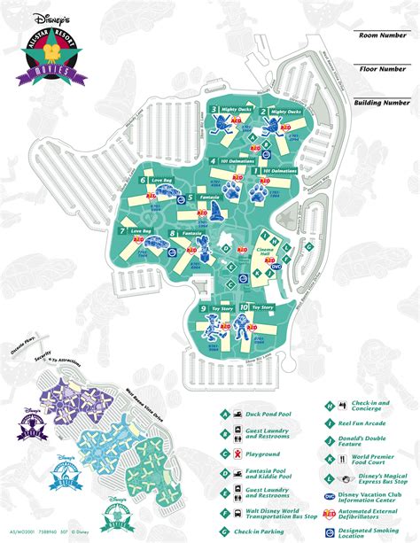 Walt Disney World maps for theme parks resorts transportation Downtown ...