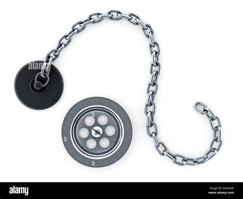 Sink hole cover isolated on white background. 3D illustration Stock ...