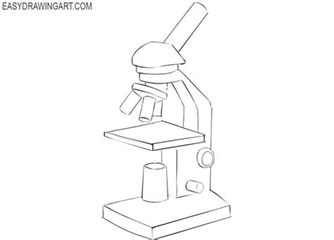 Image result for How to Draw a Microscope