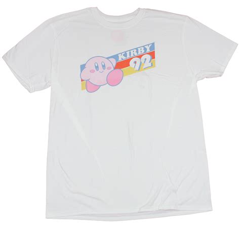 Kirby Mens T-Shirt - Kirby 92 Kirby Running On Lines Image