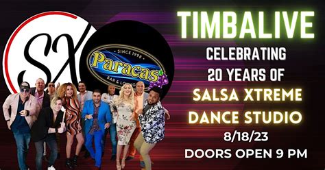 TIMBALIVE en Tampa!, 3602 N Armenia Ave, Tampa, 18 August to 19 August ...
