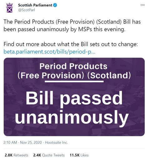 全球第一！苏格兰将免费为女性提供月经期用品！ | 英国那些事儿