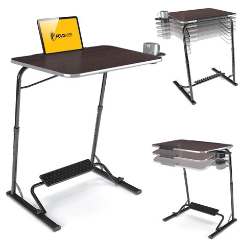 Buy FoldWise Folding Laptop Table for Sofa Wooden Portable Computer ...