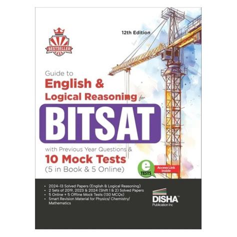 Guide To English & Logical Reasoning For BITSAT With Previous Year ...