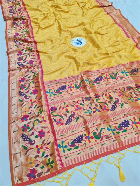 Surami Semi Paithani Saree - MB18 C – Shankari Paithani