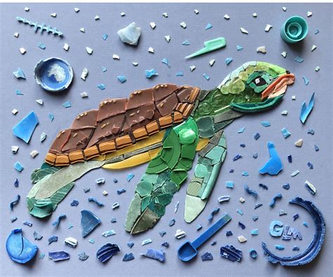 Pin by Lisa Huelin on Turtles | Ocean art projects, Recycled art ...