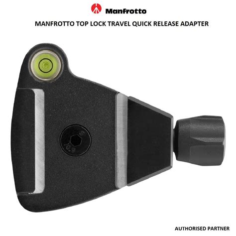 Manfrotto Top Lock Travel Quick Release Adapter | Future Forward