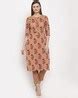 Buy Peach Kurtas for Women by INDIBELLE Online | Ajio.com