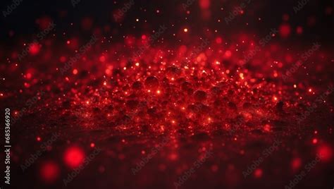 Red wallpaper with particles Stock Illustration | Adobe Stock