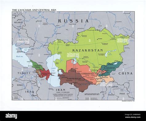2003 caucasus region map hi-res stock photography and images - Alamy