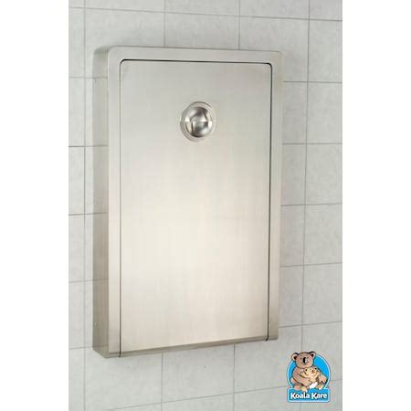 Koala Kare Changing Station, Vertical, Surf Mount, SS KB111-SSWM | Zoro