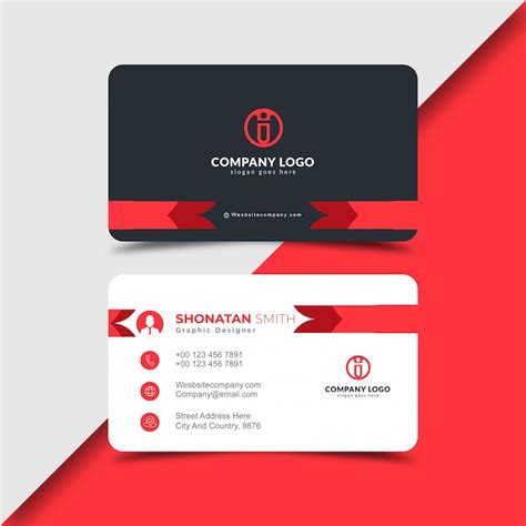 Simple Name Card Design 的图像结果