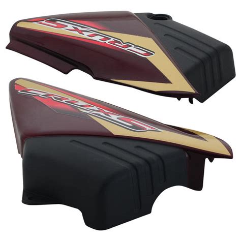 Side Panel Set for Yamaha Crux Candy Maroon with Graphic | Bikespares ...