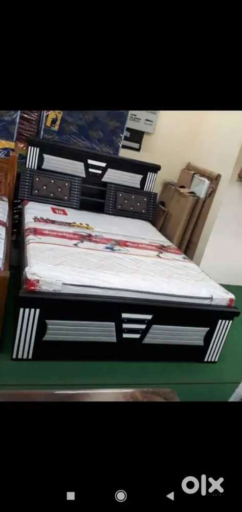 Supreet Furniture Assam Teak wood and plyboard cot - Sofa & Dining ...