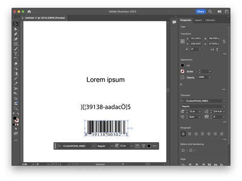 How to create Barcodes in Adobe Illustrator on a Mac?