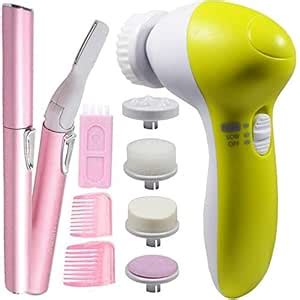 Adbeni 5 in 1 Face Massager & Mirco Touch Aier Electrical Lady Hair ...