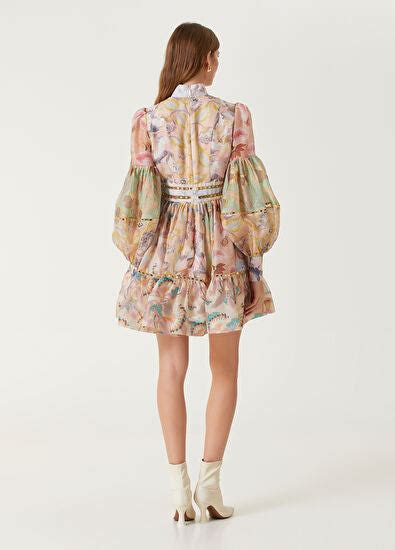 Mirror Floral Mini Linen Dress – Joy of ShRu