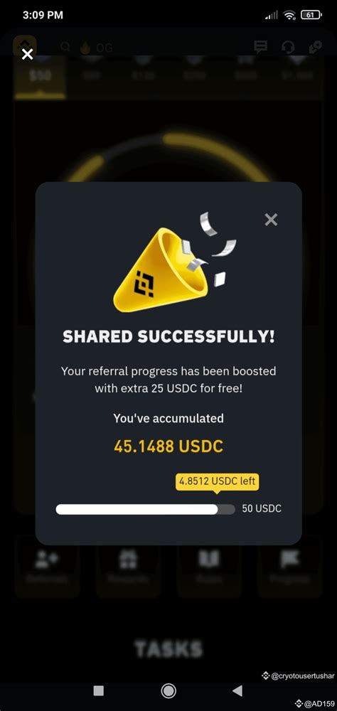 Binance reward⏳ update 50 USDC Claim guy's Activity running | ADITYA ...