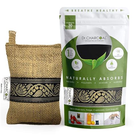 Dr CHARCOAL Moisture Absorber Dehumidifier Activated Charcoal Bags for ...