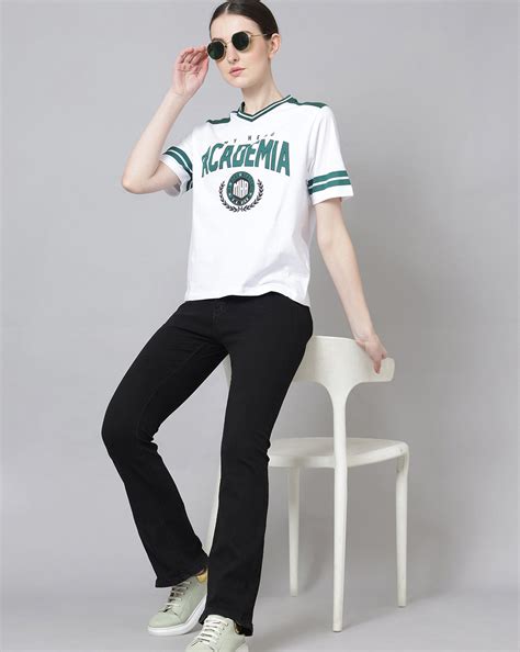 My Hero Academia Printed Regular Fit Tshirt For Women – Free Authority