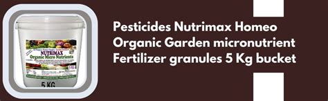 TSR Organic Fertilisers & Pesticides Nutrimax Organic Garden ...