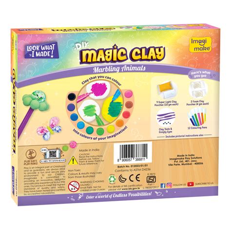 Magic Clay - Marbling Animals – Imagimake