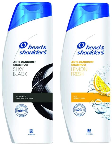 Buy Head & Shoulders Silky Black Anti Dandruff Shampoo, 340ml & Head ...