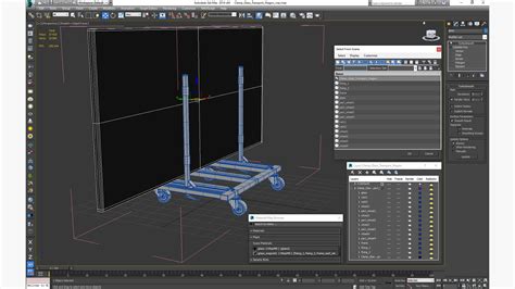 Clamp Glass Transport Wagon 3D | 3D Molier International