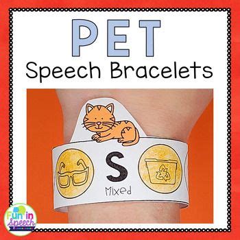 Pet Themed Speech and Language Bracelets