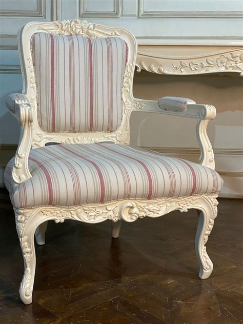 Chair inspired by Louis XV fauteuil with deep rococo sensibilities ...