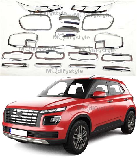 ModifyStyle Exterior Chrome Accessories Combo Kit Suitable for Hyundai ...