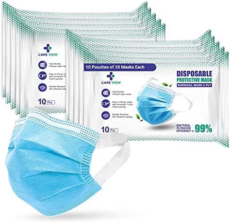 Careview N95 Nonwoven Fabric 3 Ply Disposable Unisex Surgical Face Mask ...