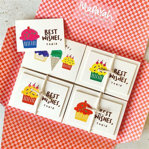 KIT - Cup Cake : Personalised Stationery Set – Mapayah