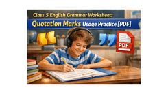 Class 4 Punctuation Worksheet – Basic Marks | PlanetSpark
