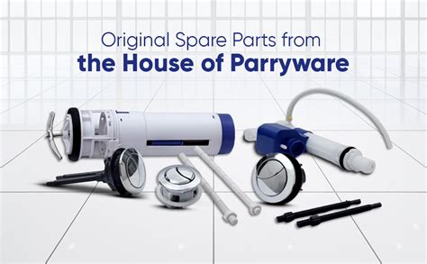 Parryware Single Piece Dual Push Flush Button or Knob Assembly | 58 mm ...