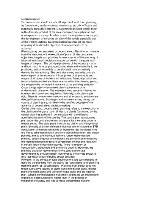 Decentralization - Pol science - Decentralization Decentralisation ...