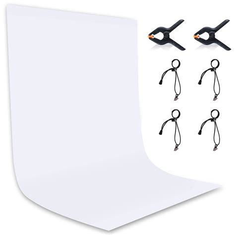 Buy HELAKU White Backdrop Photography Background - 10.5x10.5Ft Photo ...