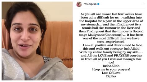 Dipika Kakar Battles Stage 2 Liver Cancer – Actress Share Heartfelt ...