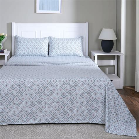 Buy MASPAR Sensory Bloom Cotton 144TC Geometric Print 3Pcs King ...