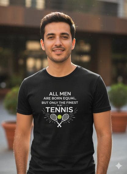 Only The Finest Play Tennis - Unisex Tshirt – Profashional Clothing