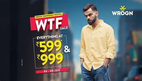 WTF Sale, Epic Discounts: Shop Now - WROGN – Wrogn