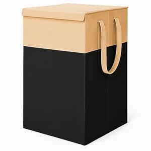 JD FRESH 75 LTR Laundry Basket for Clothes with Lid/Laundry Bag for ...