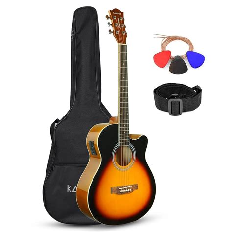 Kadence Frontier Series, Acoustic Guitar With/Wihtout EQ Die Cast Keys ...