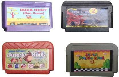PTCMart 8 Bit TV Video Games Cassette Including Games Like Contra ...