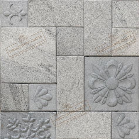 Buy Grey Marble Stone Cladding in Roman Pattern