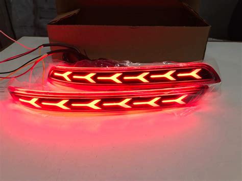 Car reflector Led Brake Light for Rear Bumper compatible for INNOVA CR ...