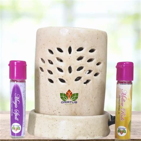 Gratus Naturals Sprinkler Ceramic Electric Aroma Diffuser Oil Warmer ...