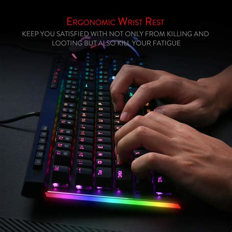VATA K580 RGB Mechanical Keyboard-Redragon Gaming Keyboard – Redragon India